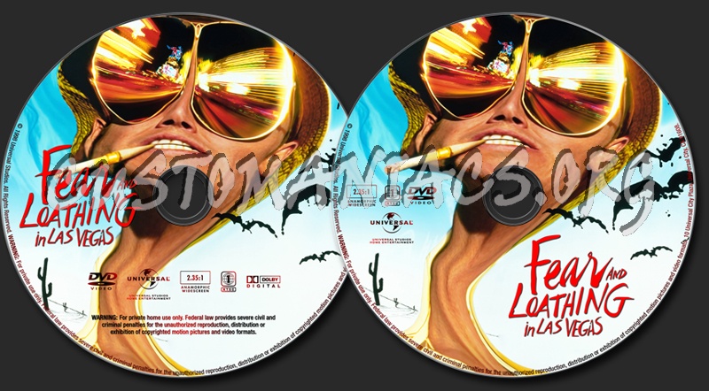 Fear And Loathing In Las Vegas dvd label