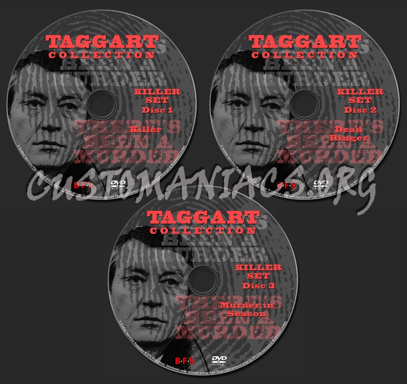 Taggart - Killer Set dvd label