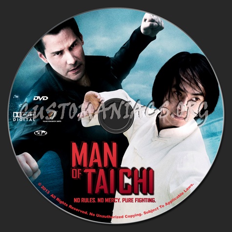 Man Of Tai Chi dvd label