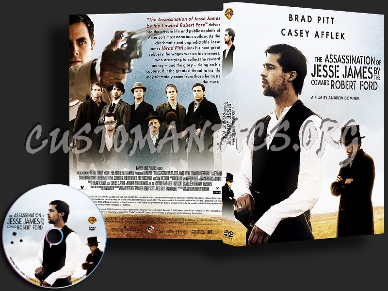 The Assassination of Jesse James by the Coward Robert Ford dvd cover