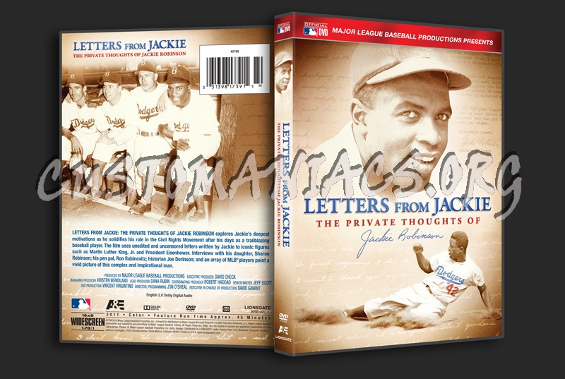 Letters From Jackie dvd cover