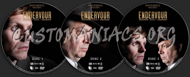 Endeavour - Series 1 dvd label