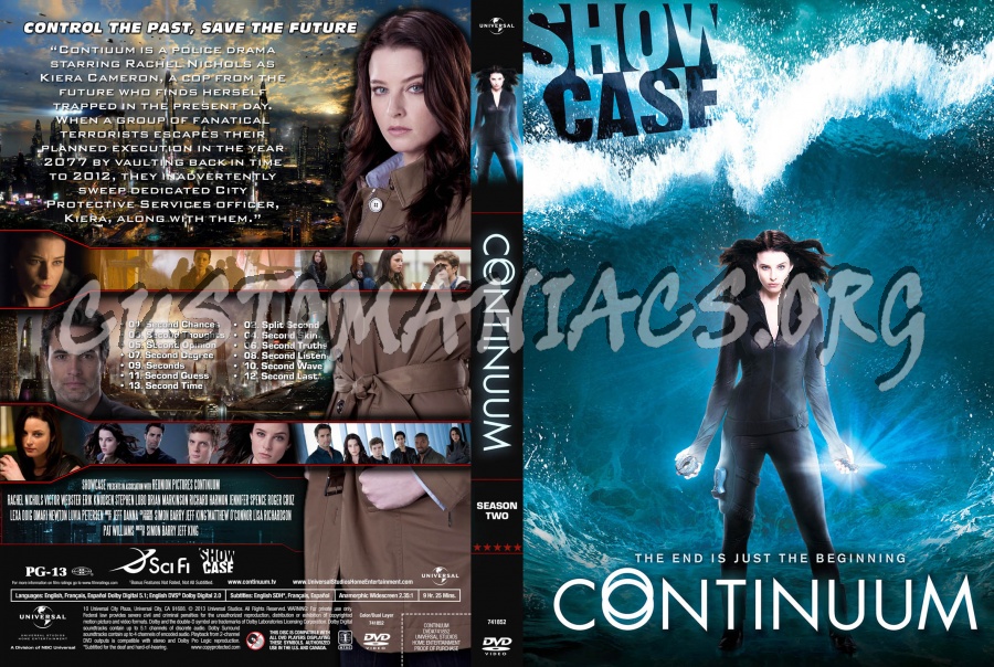 Continuum SEASON 2 dvd cover