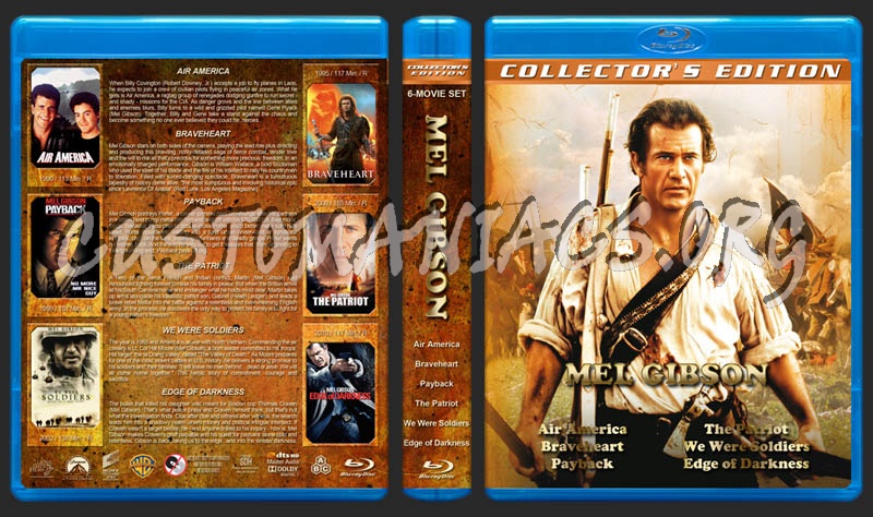 Mel Gibson Collection blu-ray cover