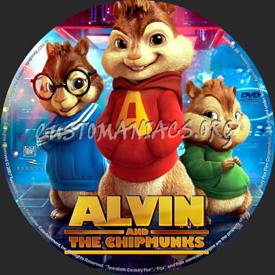 Alvin and the Chipmunks dvd label