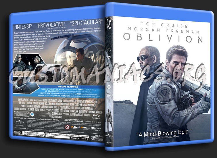 Oblivion blu-ray cover