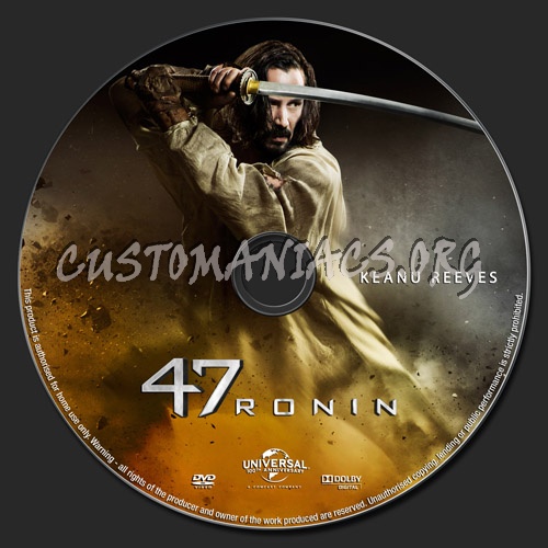 47 Ronin dvd label