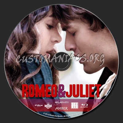 Romeo & Juliet (2013) blu-ray label