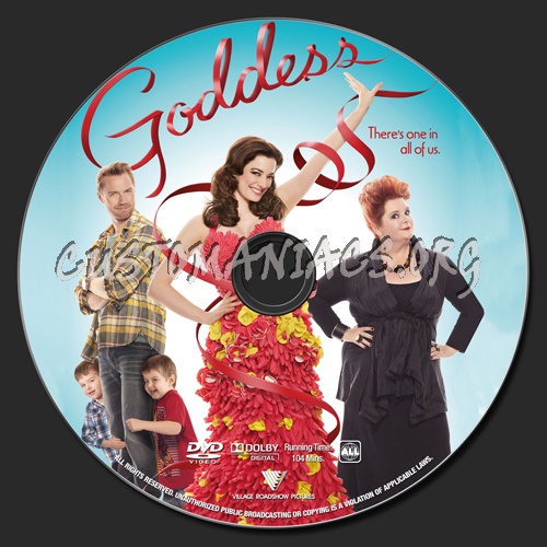 Goddess dvd label