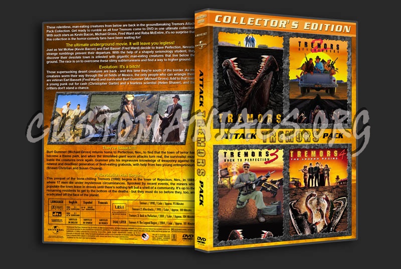 Tremors Attack Pack dvd cover