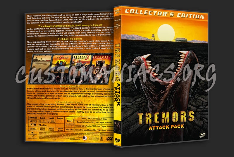 Tremors Attack Pack dvd cover