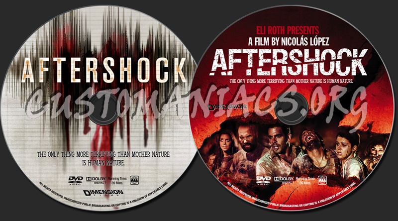 Aftershock dvd label