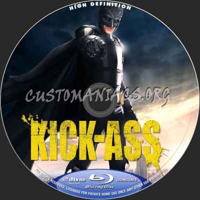 Kick Ass blu-ray label