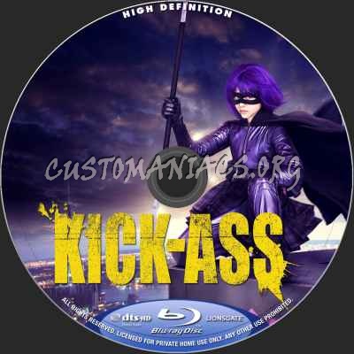 Kick Ass blu-ray label