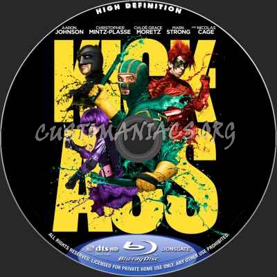 Kick Ass blu-ray label