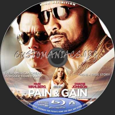 Pain And Gain blu-ray label