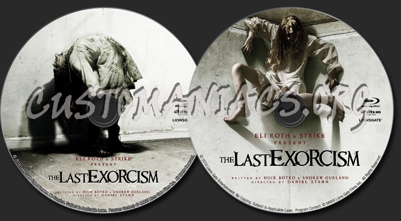 The Last Exorcism blu-ray label