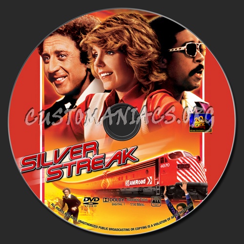 Silver Streak dvd label