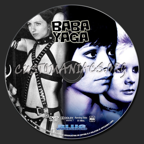 Baba Yaga dvd label