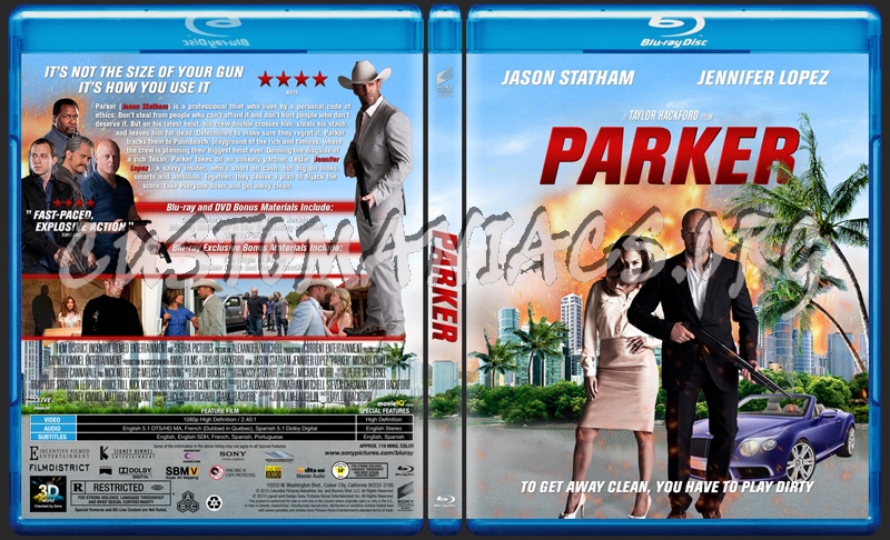 Parker blu-ray cover