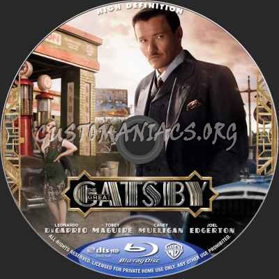 The Great Gatsby (2013) blu-ray label