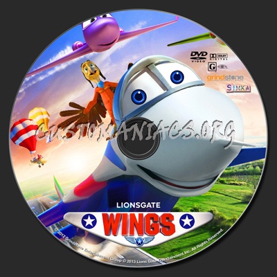 Wings dvd label