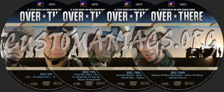 Over There dvd label