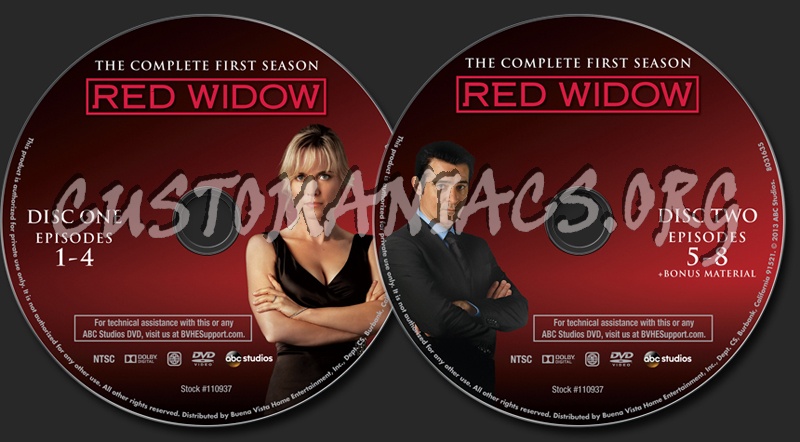 Red Widow Season 1 dvd label