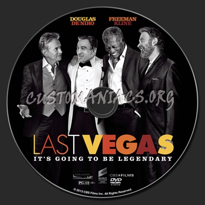 Last Vegas dvd label