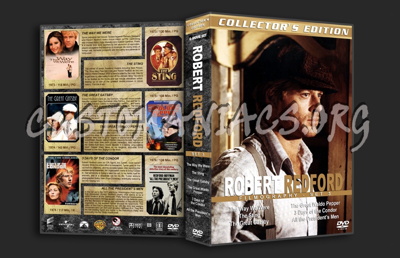 Robert Redford Filmography - Set 3 dvd cover