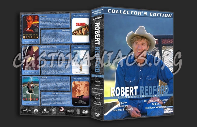 Robert Redford Filmography - Set 5 dvd cover