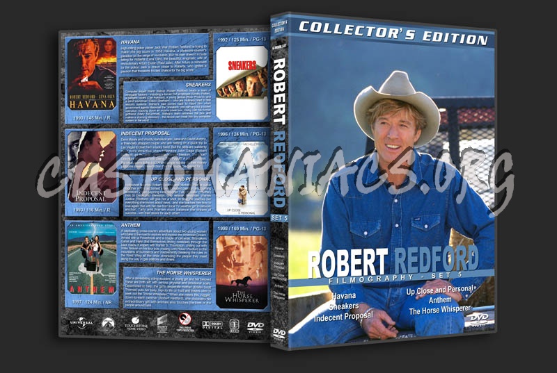 Robert Redford Filmography - Set 5 dvd cover