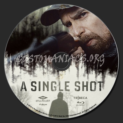 A Single Shot blu-ray label