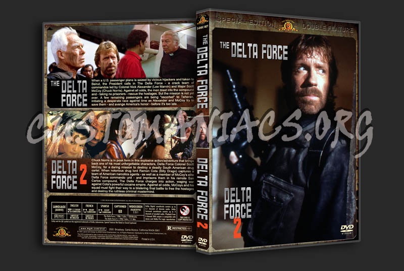 Delta Force Double Feature dvd cover