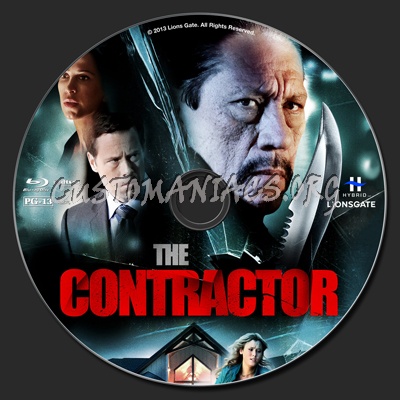 The Contractor (2013) blu-ray label