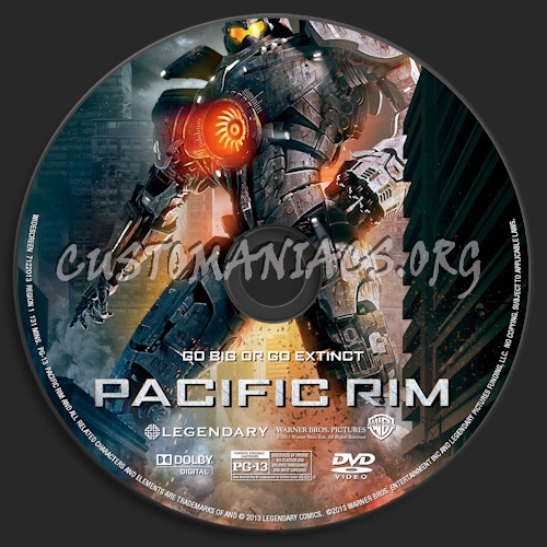 Pacific Rim dvd label