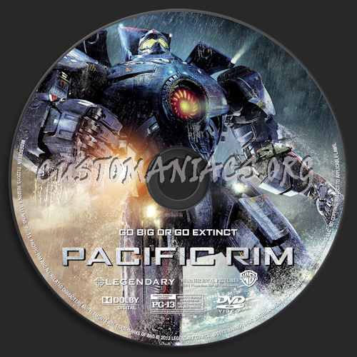 Pacific Rim dvd label