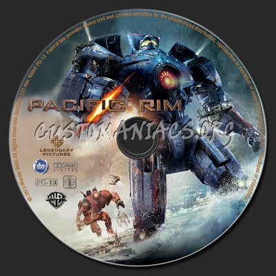 Pacific Rim dvd label