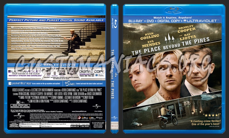 The Place Beyond the Pines blu-ray cover