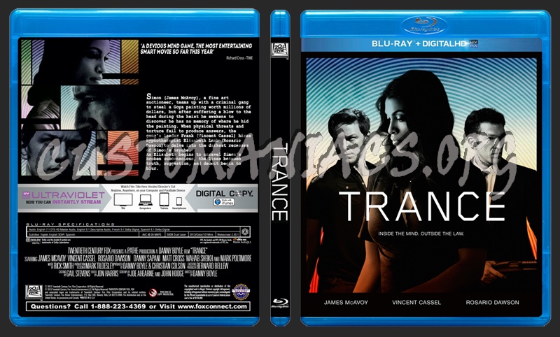 Trance blu-ray cover