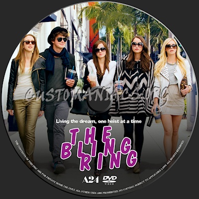 The Bling Ring dvd label
