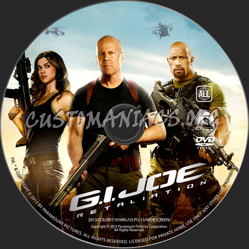 G.I. Joe: Retaliation dvd label