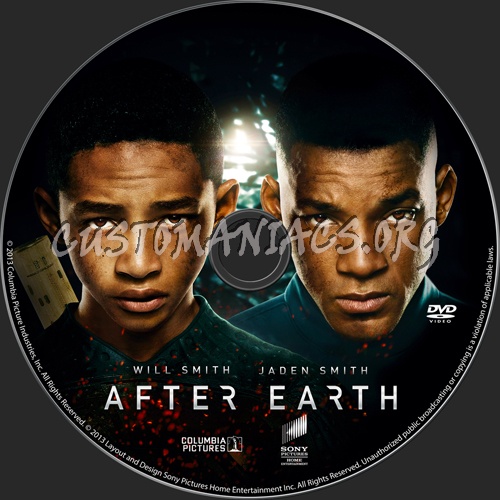 After Earth dvd label