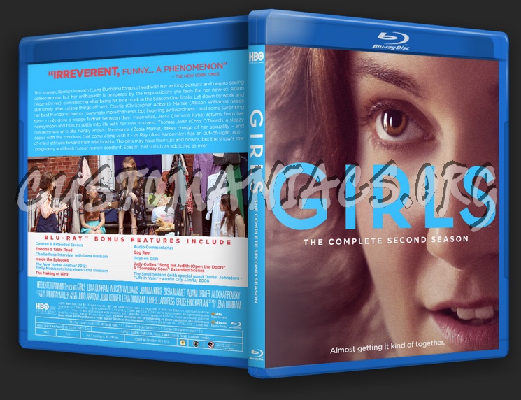 Girls - Season 2 blu-ray cover