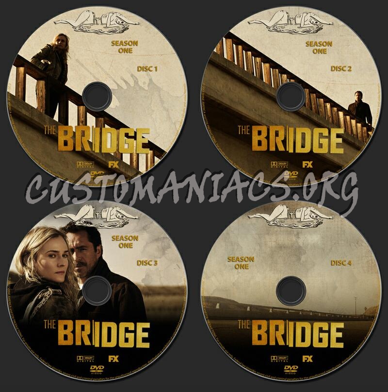 The Bridge Season 1 dvd label