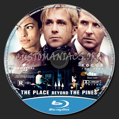 The Place Beyond The Pines blu-ray label