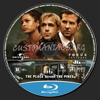 The Place Beyond The Pines blu-ray label