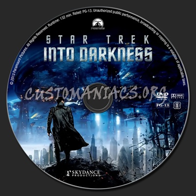 Star Trek: Into Darkness dvd label