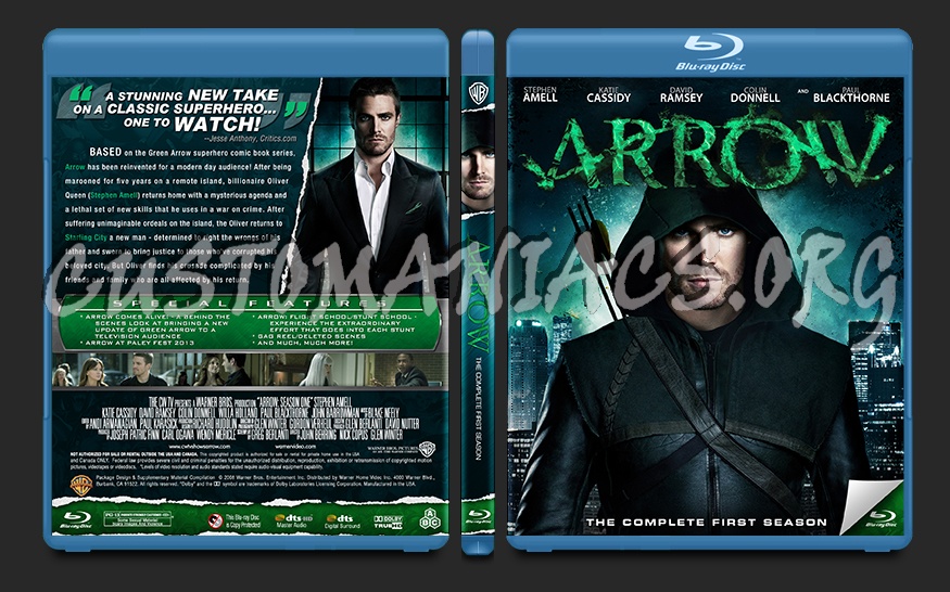 Arrow Season One Blu Ray Cover Dvd Covers And Labels By Customaniacs Id 197894 Free Download 0410