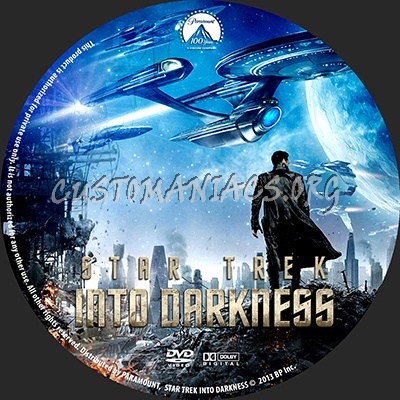 Star Trek Into Darkness dvd label